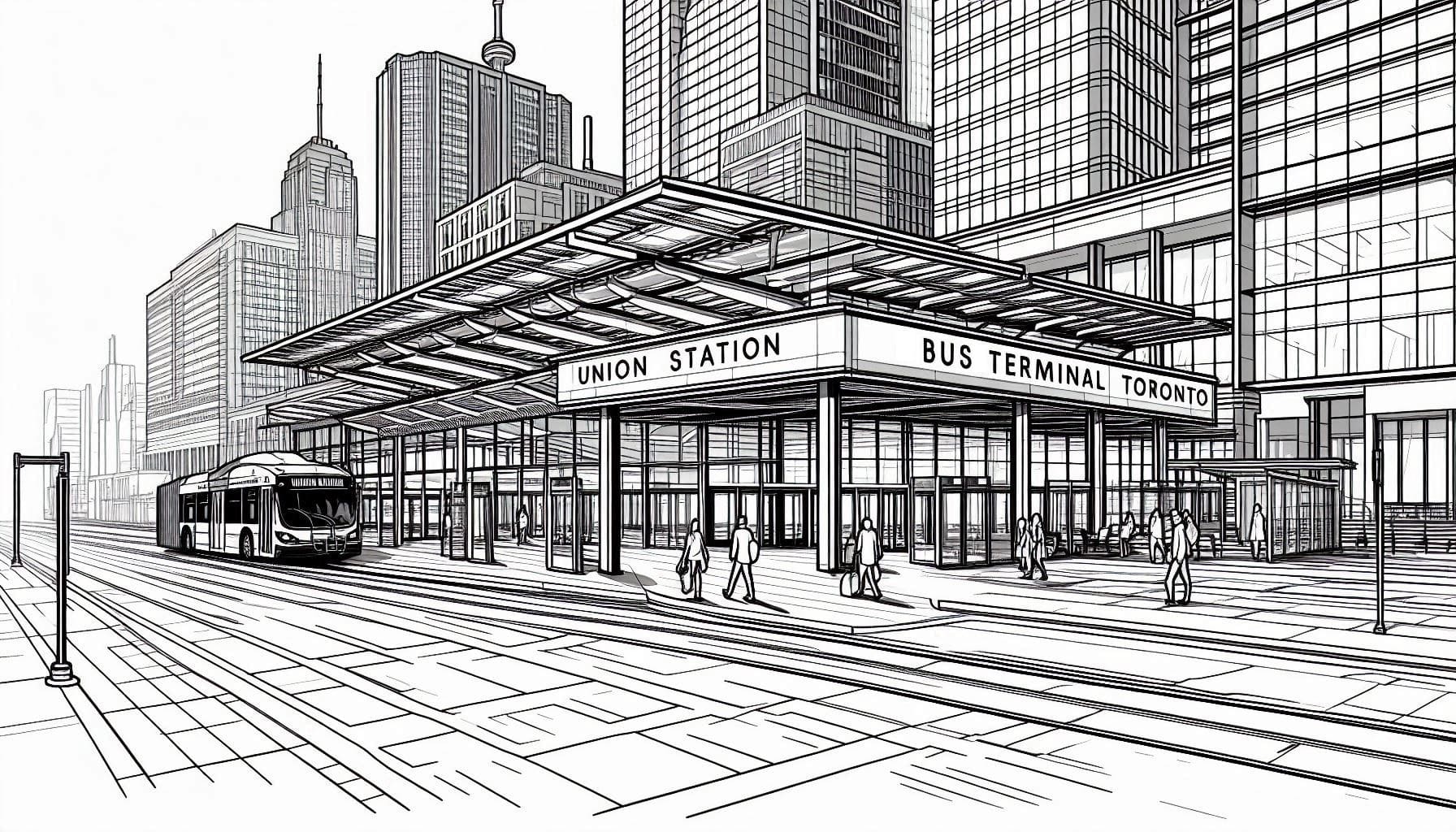 Union Station Bus Terminal Toronto